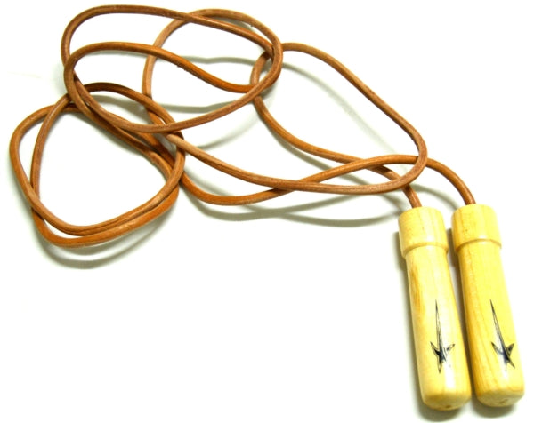 CUERDA DE PIEL PARA SALTAR