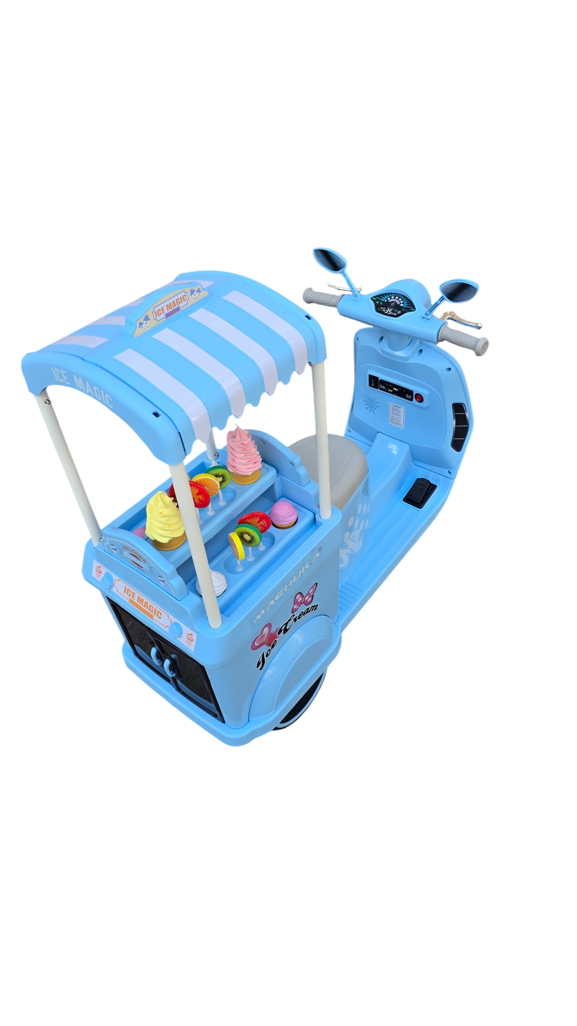 MOTONETA DE HELADOS ELECTRICA 902-26 CON CONTROL REMOTO 6V