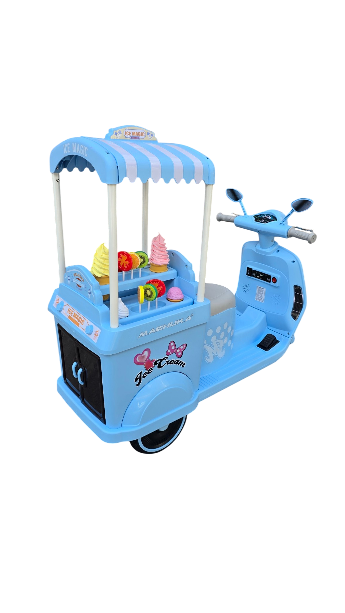 MOTONETA DE HELADOS ELECTRICA 902-26 CON CONTROL REMOTO 6V