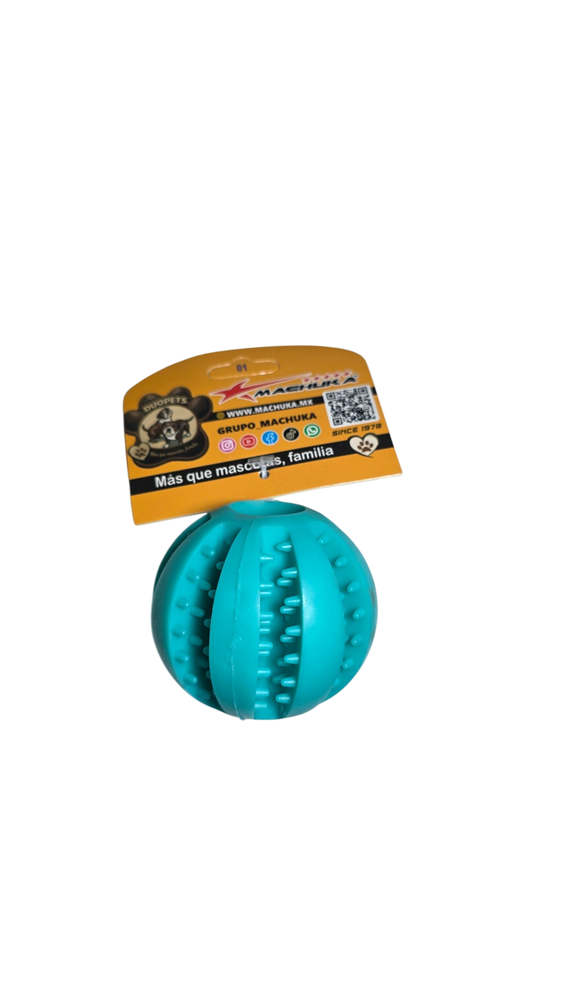 JUGUETE PELOTA DISPENSADORA DE PREMIOS MILO DUOPETS