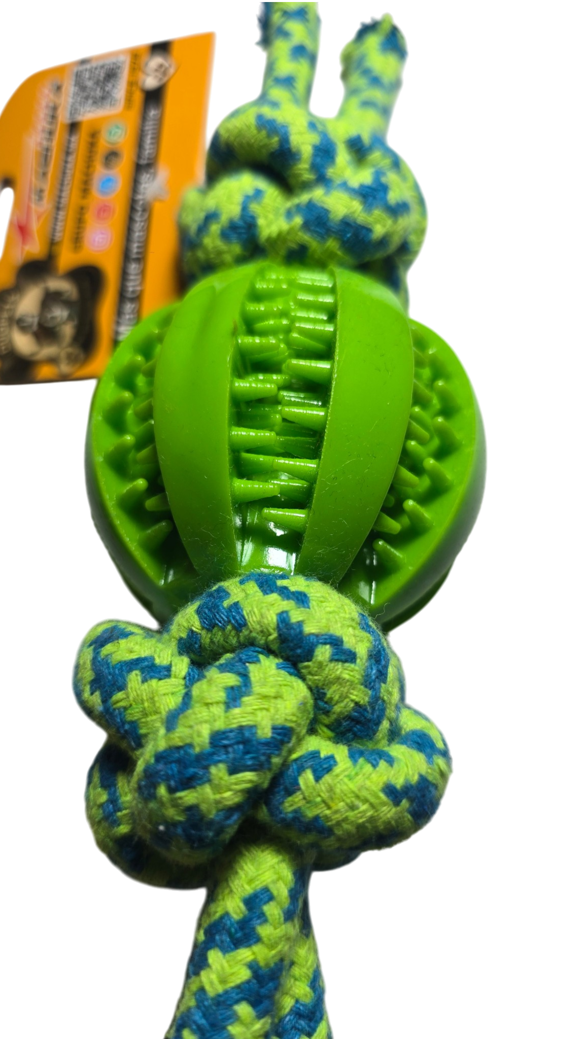 JUGUETE CON PELOTA Y CUERDA PARA PERRO 9367 DUOPETS