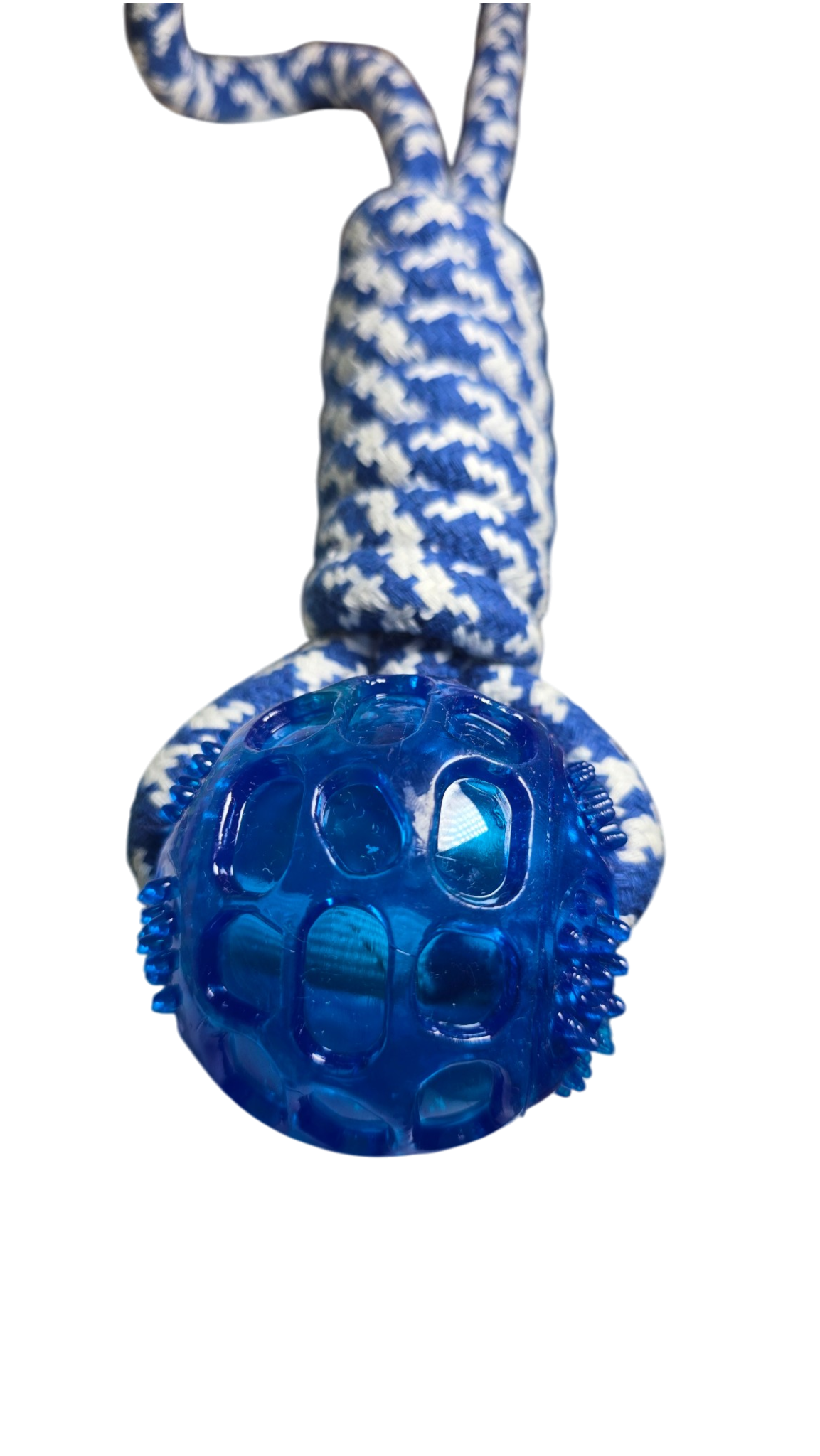 JUGUETE CON PELOTA Y CUERDA PARA PERRO DUOPETS