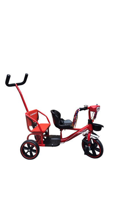 TRICICLO DOBLE CON BASTÓN DOBLE-26 MACHUKA