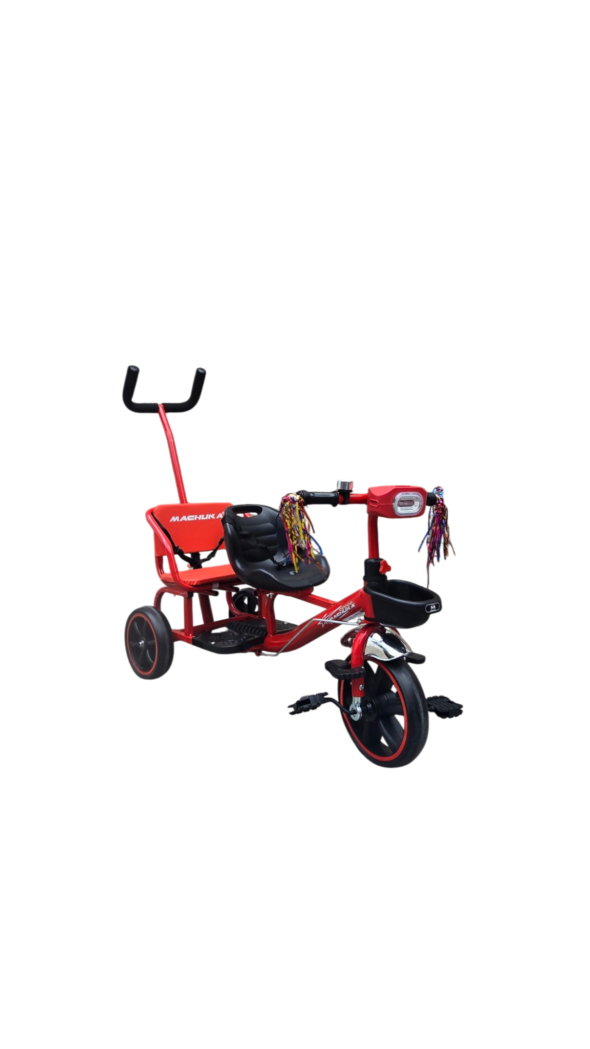 TRICICLO DOBLE CON BASTÓN DOBLE-26 MACHUKA