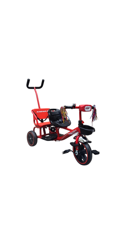 TRICICLO DOBLE CON BASTÓN DOBLE-26 MACHUKA