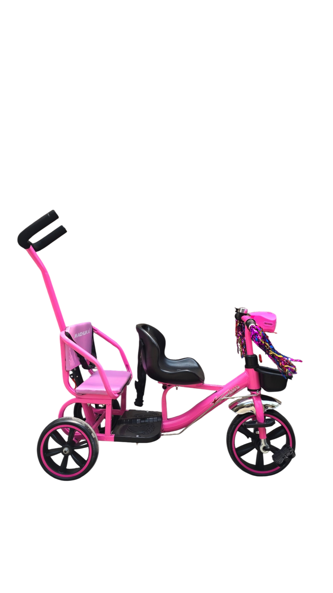 TRICICLO DOBLE CON BASTÓN DOBLE-26 MACHUKA