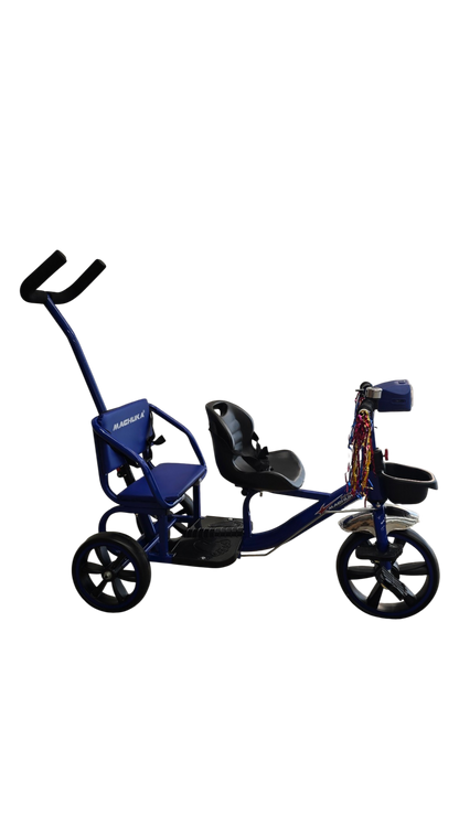 TRICICLO DOBLE CON BASTÓN DOBLE-26 MACHUKA