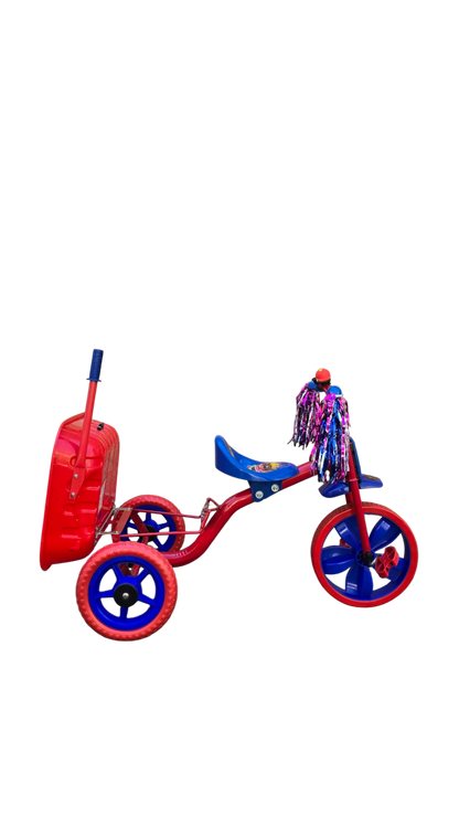 TRICICLO SUPER TRIVOLTEO-26 CON REMOLQUE MACHUKA