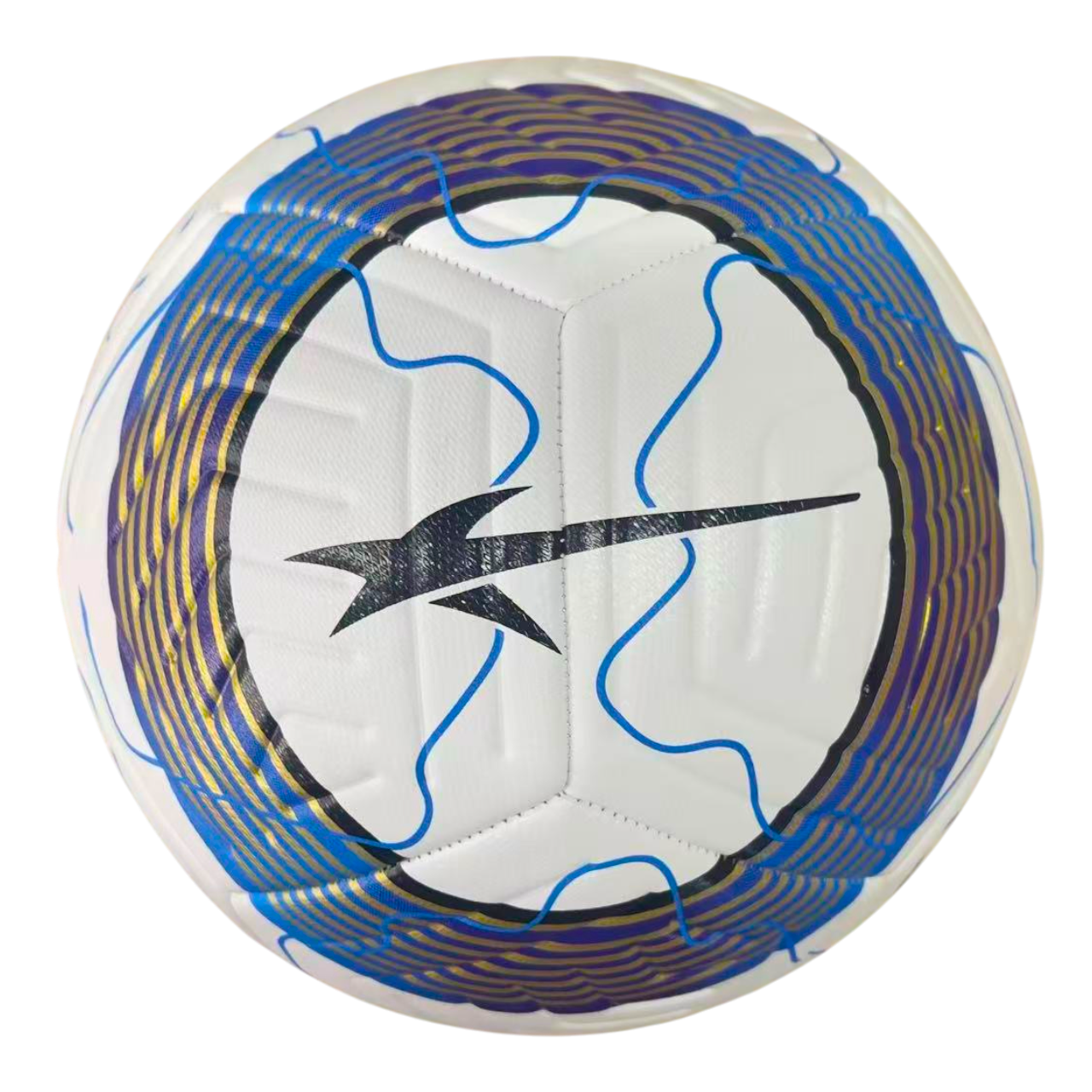Balón Deportivo de Fútbol Alto Relieve Anillos 12 Gajos PU