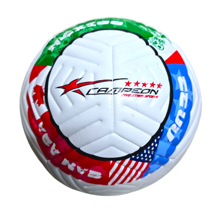 Balón Deportivo de Fútbol Alto Relieve Anillos 12 Gajos PU Edición Limitada 2026
