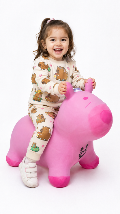 CAPIBARA MONTABLE INFLABLE BOTADOR MACHUKA