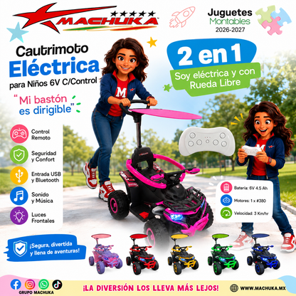 CUATRIMOTO ELECTRICA RALLY-26 6V