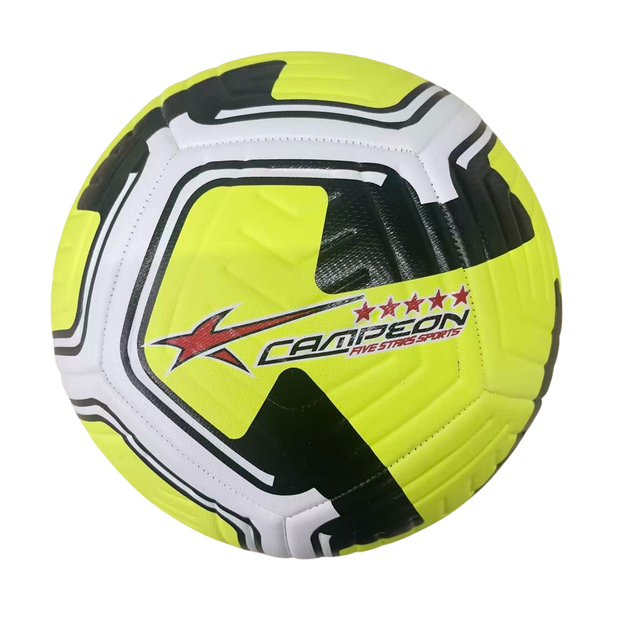 Balón Deportivo de Fútbol Alto Relieve Trébol 12 Gajos PU