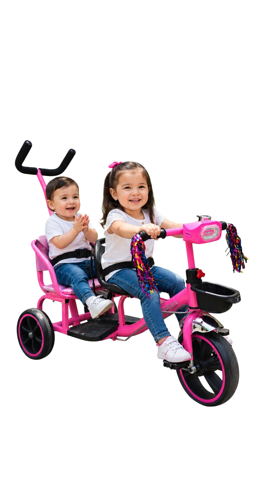 TRICICLO DOBLE CON BASTÓN DOBLE-26 MACHUKA