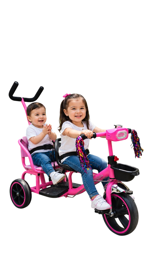 TRICICLO DOBLE CON BASTÓN DOBLE-26 MACHUKA