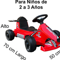 Carrito Go Kart Mini Campeón 12V C/Control Remoto