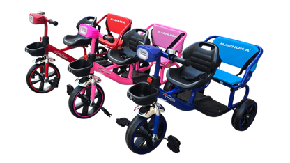 TRICICLO DOBLE-25 METALICO MACHUKA